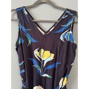 A New Day Women Small Floral Sleeveless Flowy Dress Cottagecore Boho Chic Romant